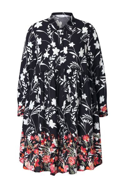 MIAMODA Hemdbluse Bluse A-Linie Volant mit günstig online kaufen