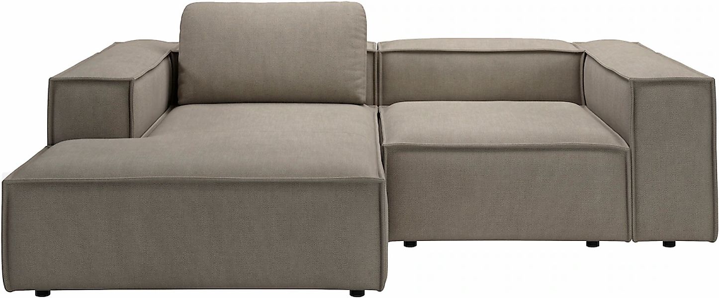 PLACES OF STYLE Ecksofa "Watertown, kompakte L-Form, 246 cm breite für klei günstig online kaufen