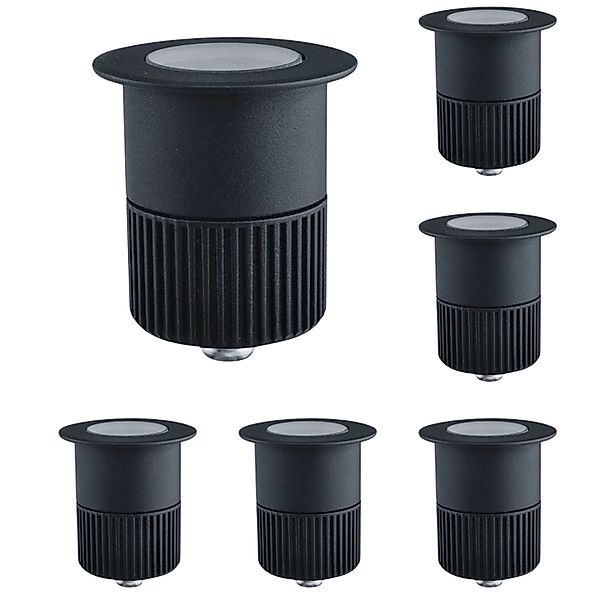 ENOVALITE LED Bodenleuchte Gartenstrahler 6er Set 6x5W 6x300lm IP67 Warmwei günstig online kaufen