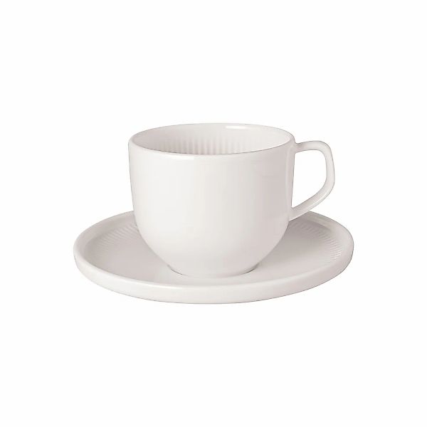 Villeroy & Boch Tasse "Kaffeetasse mit Untertasse Afina 150 ml weiß" günstig online kaufen