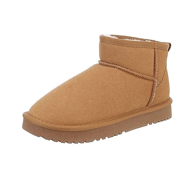 Ital-Design Damen Snowboots Freizeit Snowboots (87283905) Flach Flache Stie günstig online kaufen