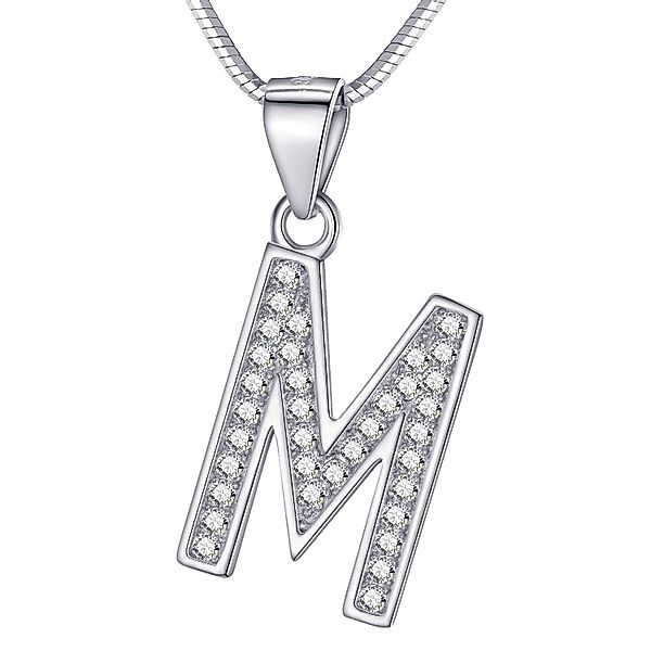 Morella Kette mit Anhänger Buchstabenkette Halskette günstig online kaufen