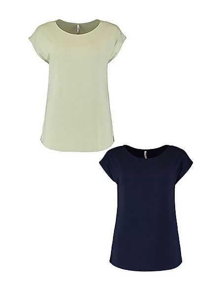 HaILY’S T-Shirt Shirt 2er-Set Kurzarm mit Fledermausärmeln (2-tlg) SS V TP günstig online kaufen