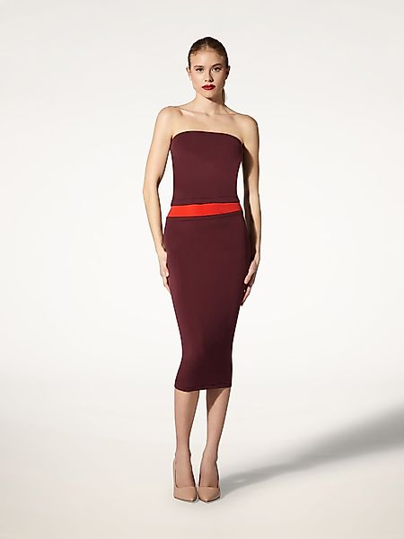 Wolford - Sheer Fatal Dress, Frau, port royal/coral, Größe: S günstig online kaufen