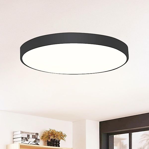 ZMH LED Deckenleuchte Wohnzimmer Rund Schwarz/Weiß günstig online kaufen