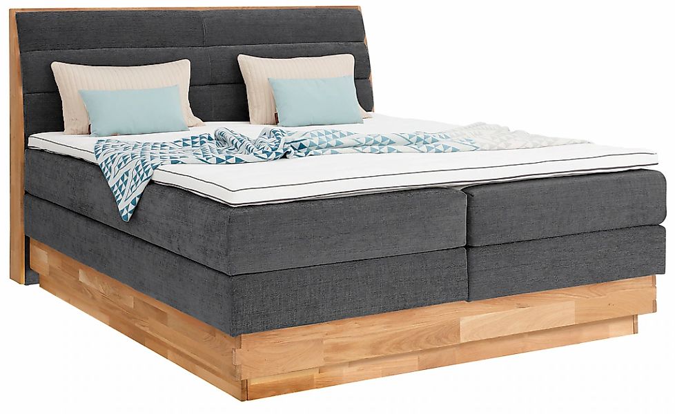 OTTO products Boxspringbett »Jenna« ohne LED-Beleuchtung, mit zertifizierte günstig online kaufen