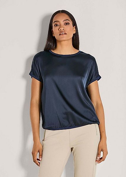 MADELEINE Kurzarmshirt Glänzendes Oberteil mit Jersey-Rückseite Schimmernde günstig online kaufen