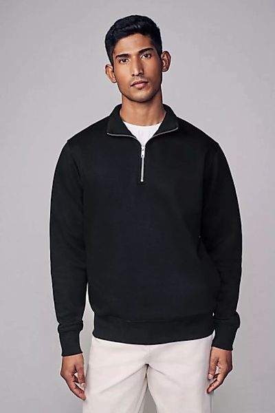 Next Sweatshirt Jersey-Sweatshirt mit Reißverschlusskragen (1-tlg) günstig online kaufen