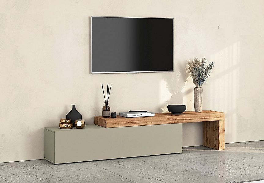 OTTO home Lowboard Chronos TV-Board, TV-Schrank (1 St., Breite verstellbar günstig online kaufen