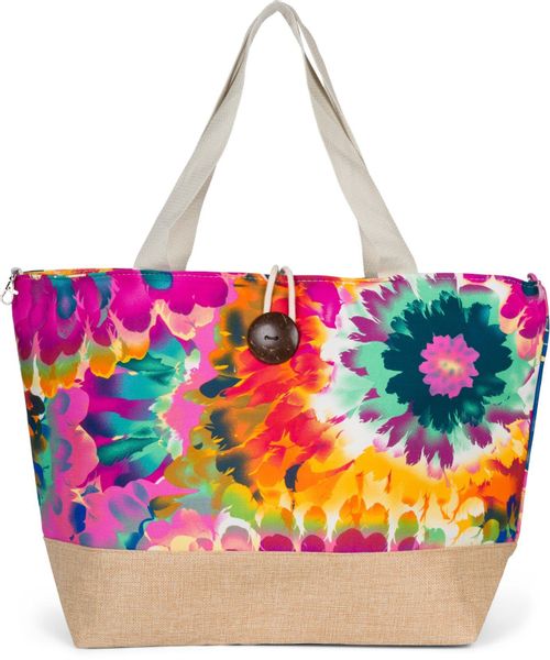 styleBREAKER Strandtasche Strandtasche mit Blumen Muster günstig online kaufen
