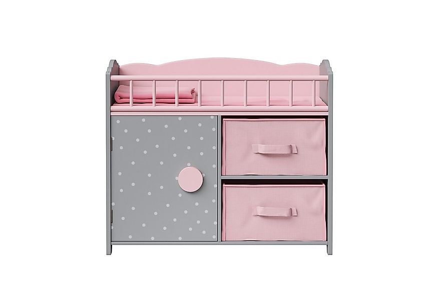 TEAMSON™ KIDS    Puppen Pflegecenter Graues Puppenbett mit Bettwäsche, Seit günstig online kaufen