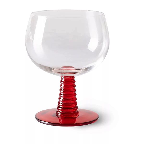 Swirl Weinglas niedrig Red günstig online kaufen
