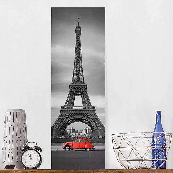 Leinwandbild Paris - Hochformat Spot on Paris günstig online kaufen