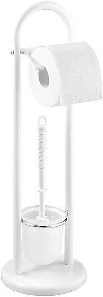 WENKO WC-Garnitur Siena, Stand WC-Garnitur, Toilettenpapierhalter, Rollenha günstig online kaufen