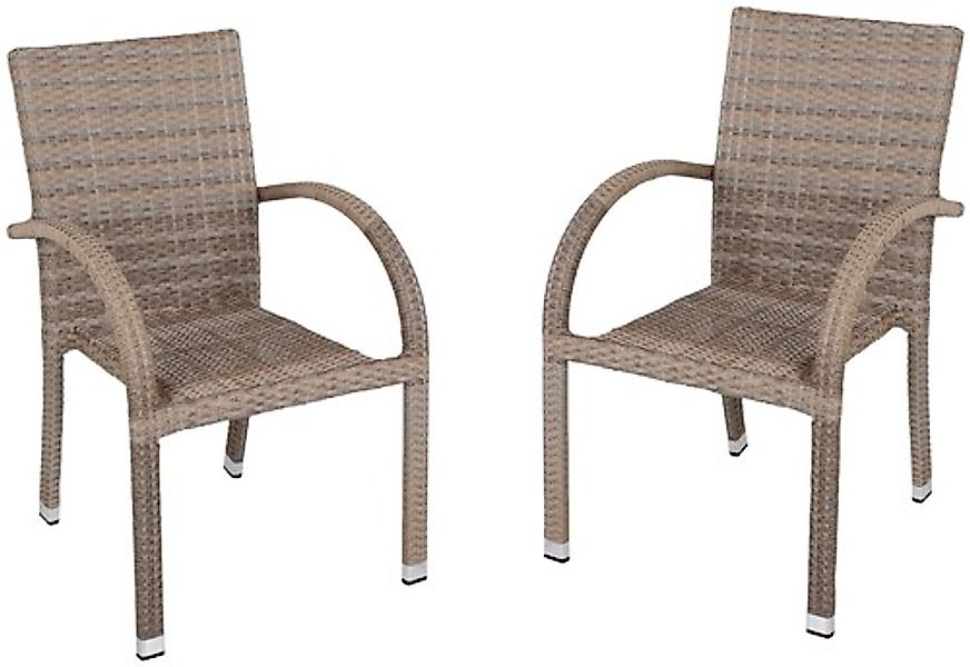 Garden Pleasure Stapelstuhl »MODESTO« (Set) 2 Stk.2er Set, auch für die Gas günstig online kaufen