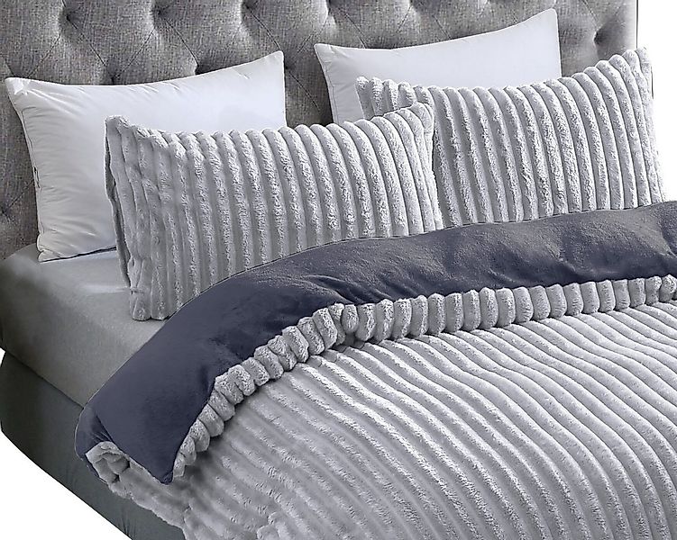 Leonado Vicenti Bettwäsche CORD Optik, Teddy Plüsch, Cashmere Touch, Fleece günstig online kaufen