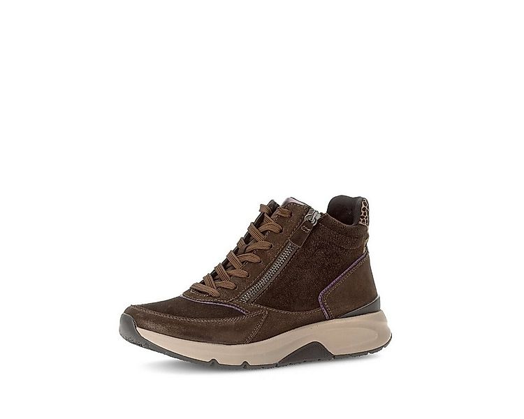 Gabor Sportliche Stiefelette Materialmix Leder Stiefelette günstig online kaufen