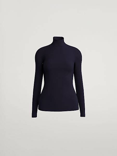 Wolford - Turtleneck Top Long Sleeves, Frau, sapphire blue, Größe: M günstig online kaufen