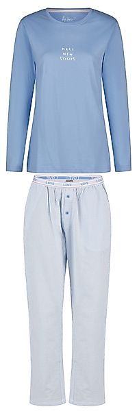 By Louise Schlafanzug Damen Pyjama lang günstig online kaufen