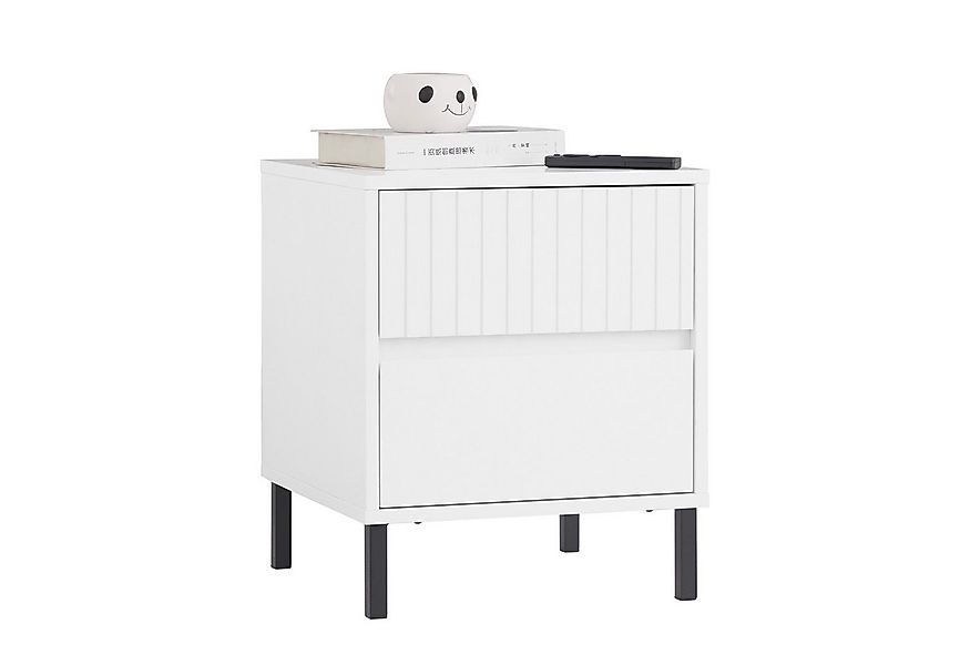 SoBuy Nachttisch FBT157, Beistelltisch mit 2 Schubladen Nachtschrank Sofati günstig online kaufen