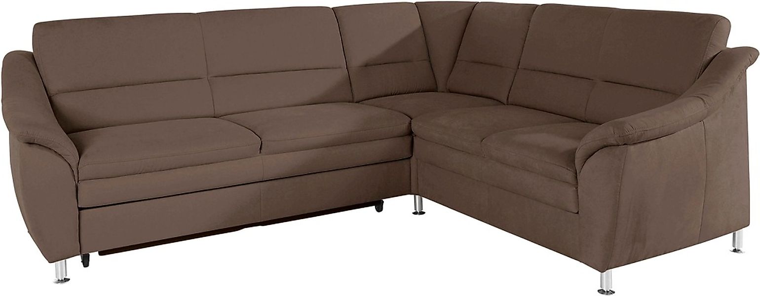 Places of Style Ecksofa »Cardoso L-Form«, Federkern, wahlweise mit Bett, Sc günstig online kaufen
