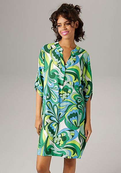 Aniston CASUAL Sommerkleid mit farbharmonischem, graphischem günstig online kaufen