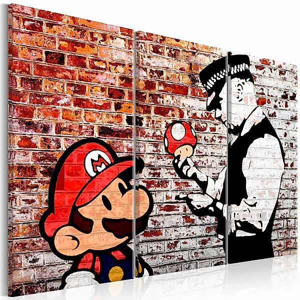 Wandbild - Mural On Brick günstig online kaufen