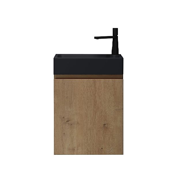 doporro Badmöbel-Set Badezimmerschrank Waschbeckenunterschrank Wandmontage günstig online kaufen