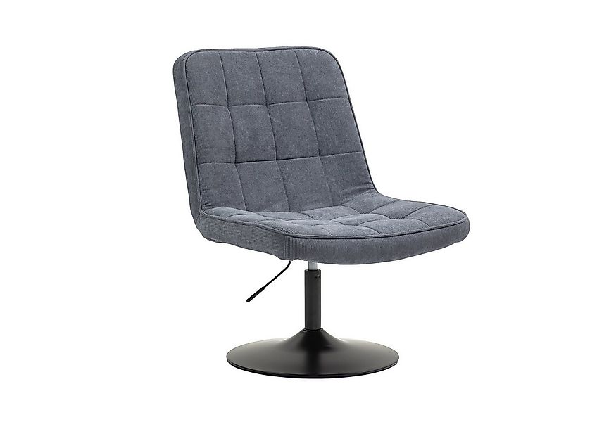 SVITA Loungesessel HENRY, gepolstert, 360° drehbar, Cordbezug, Grau günstig online kaufen