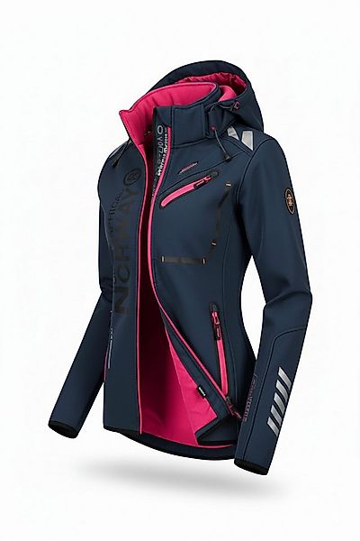 Geographical Norway Softshelljacke Damen Outdoor Wind Jacke Herbst Winter Ü günstig online kaufen