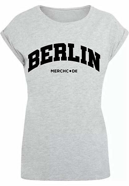 Merchcode T-Shirt Merchcode Damen Ladies Berlin Wording - T-Shirt (1-tlg) günstig online kaufen