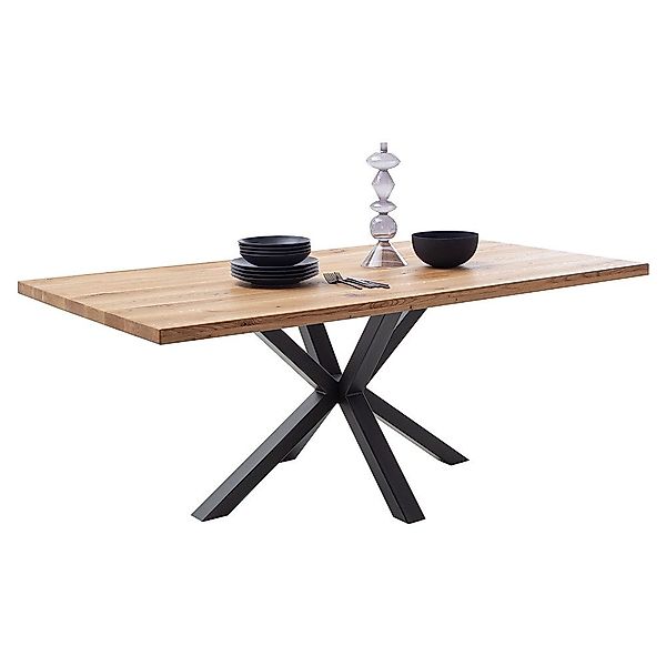 Lomadox Esstisch DEWEY-06, 220x100 cm, Wildeiche günstig online kaufen