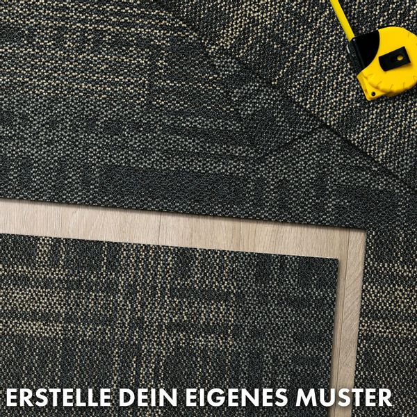 Kubus Teppichfliese Linea, schalldämmend & antistatisch, günstig online kaufen