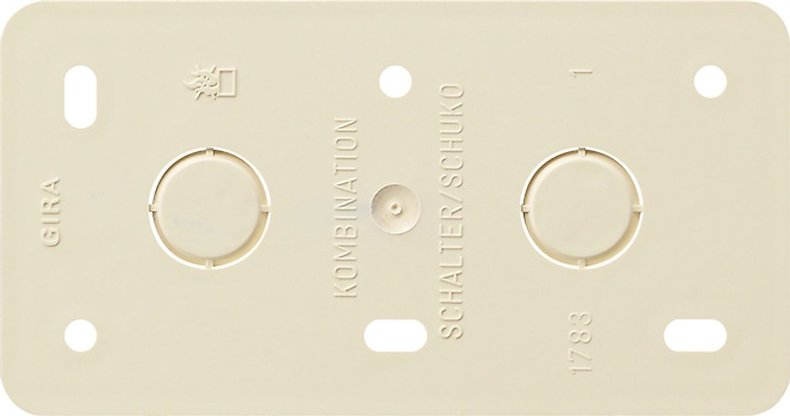 Gira Montageplatte 2f.cws AP 008013 günstig online kaufen