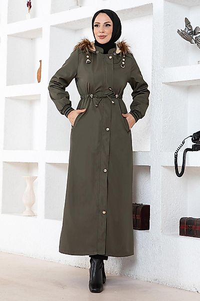 MODAMİHRAM Winterjacke Große Größe Kapuzenrippenjacke günstig online kaufen