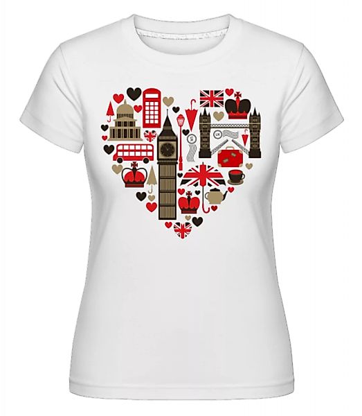 London Love Heart · Shirtinator Frauen T-Shirt günstig online kaufen