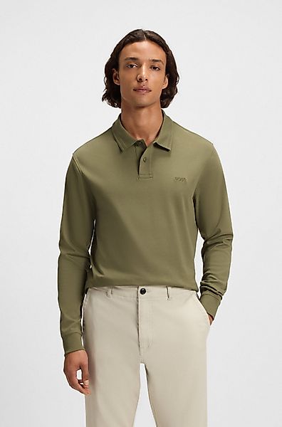 BOSS ORANGE Poloshirt Pe_interlock_long mit Polokragen günstig online kaufen