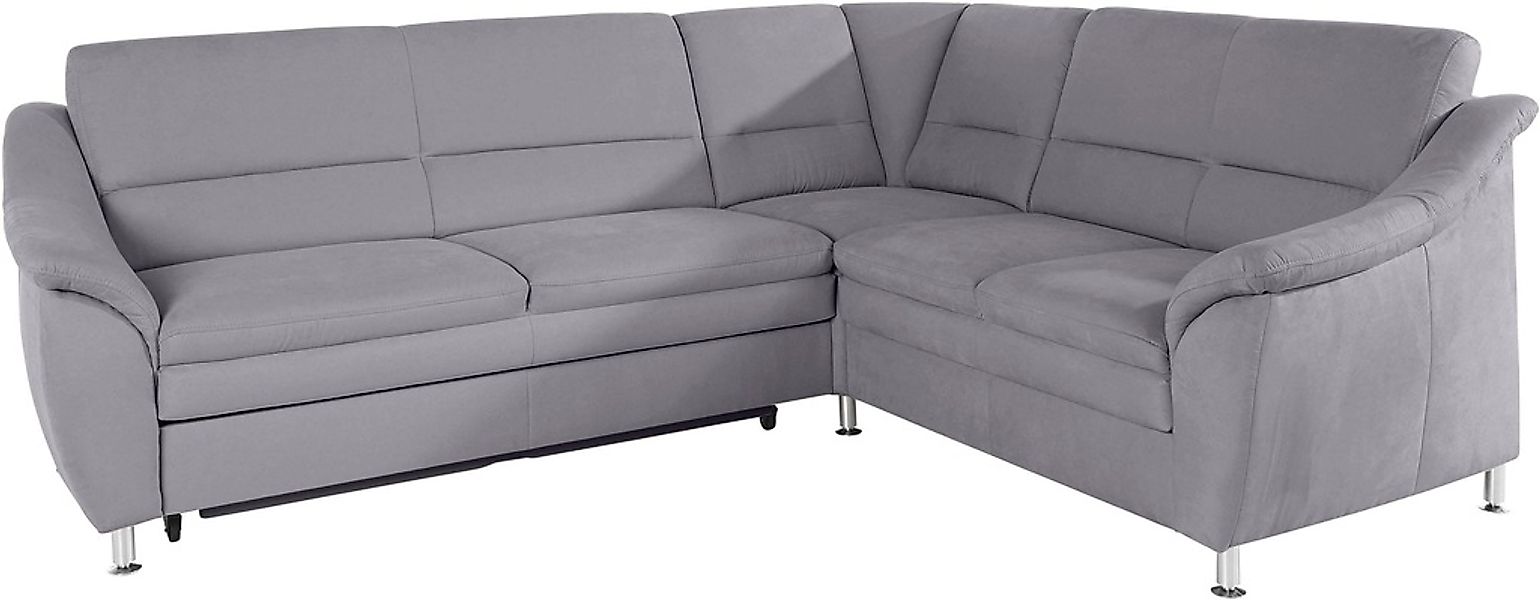 PLACES OF STYLE Ecksofa "Cardoso L-Form" Federkern, wahlweise mit Bett, Sch günstig online kaufen