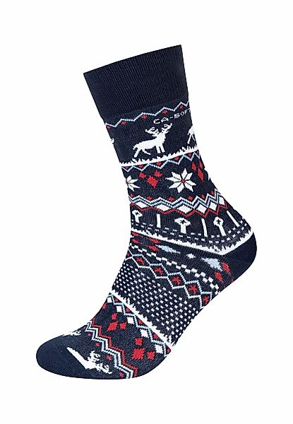 Camano Socken "Socken 2er Pack" 2er Pack Weiche Bündchen aus hochwertiger, günstig online kaufen