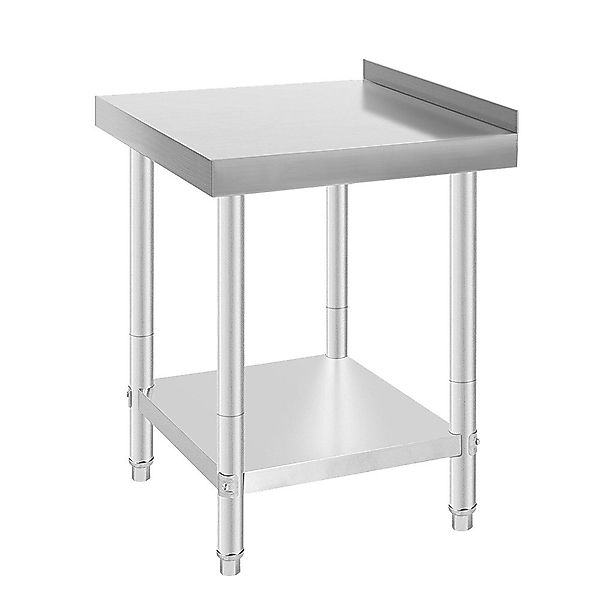 JEOBEST Arbeitstisch Edelstahl Arbeitstisch Küche 90x61x61cm, günstig online kaufen