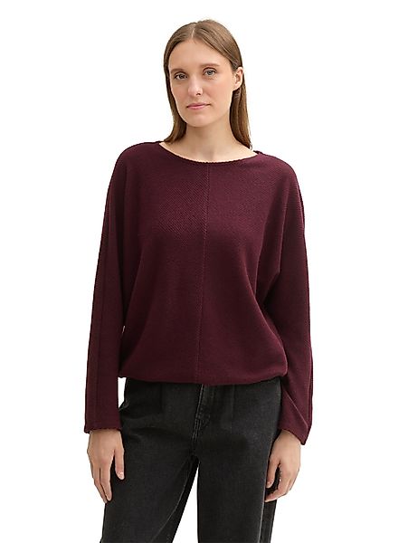 TOM TAILOR Fledermausshirt mit Rundhalsausschnitt und günstig online kaufen