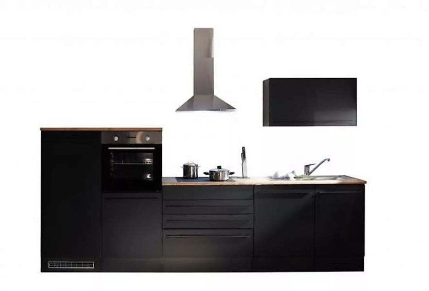 Küchenblock 320cm inklusive Elektro-Set 4-tlg und Einbau-Geschirrspüler JAZ günstig online kaufen