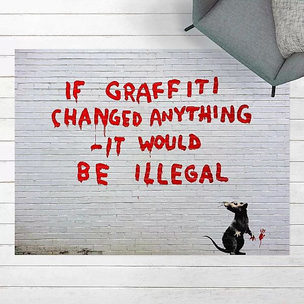 Vinyl-Teppich If Graffiti Changed Anything - Brandalised ft. Graffiti by Ba günstig online kaufen