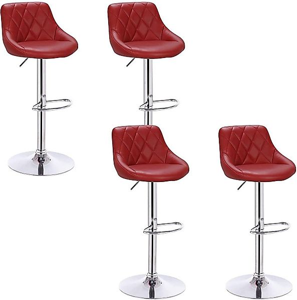 Woltu Barhocker (4 St), Höhenverstellbar, Drehbar, günstig online kaufen