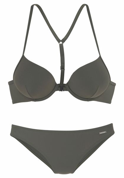 Bruno Banani Push-Up-Bikini mit Vorderverschluss günstig online kaufen