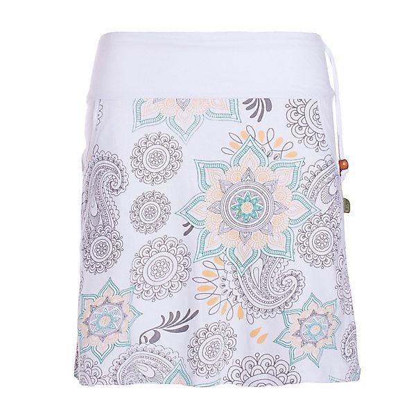 Vishes Minirock Damen Mini-Rock Baumwolle Blumen-Muster günstig online kaufen