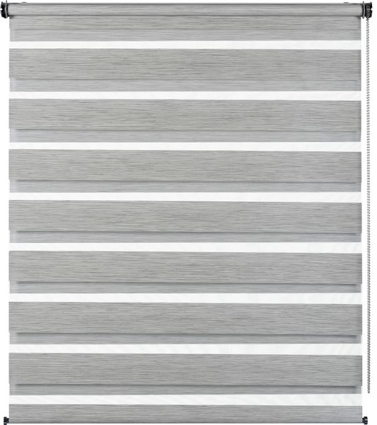 GARDINIA Doppelrollo »de luxe« halbtransparent Sichtschutz mit Bohren/ohne günstig online kaufen