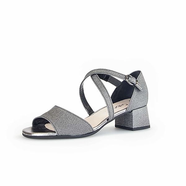 Gabor Riemchensandale "Riemchensandale Materialmix Leder/Lederimitat" günstig online kaufen