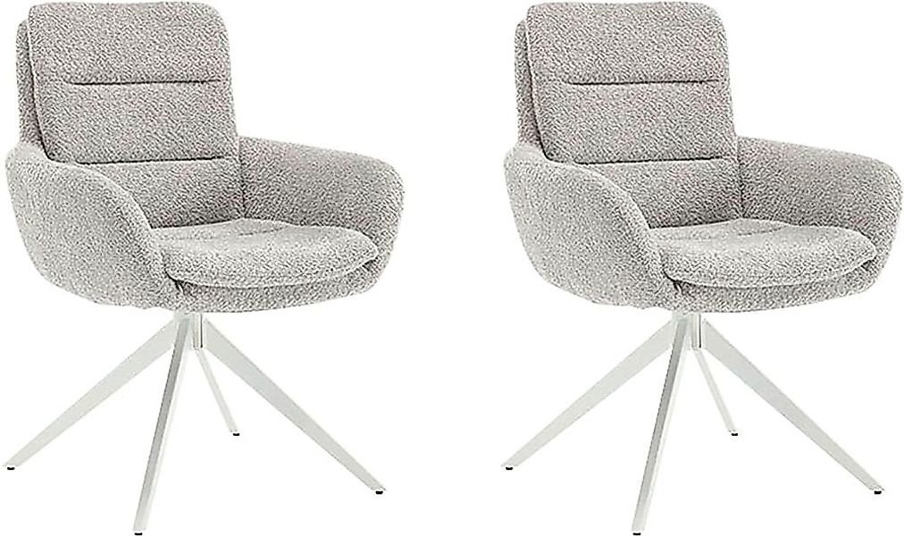 Home affaire Esszimmerstuhl "Taragona" (Set) 2 Stk. Boucle mit unterschiedl günstig online kaufen