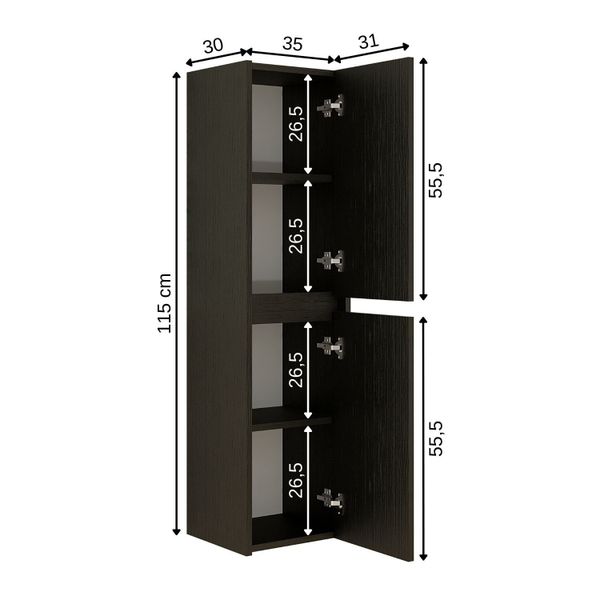 Roomart Badmöbel-Set, (Roomart, Badezimmermöbel, Hochschrank Badregal, günstig online kaufen